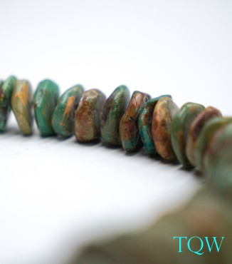 Graduated Coin Turquoise - Green - 06-01-15