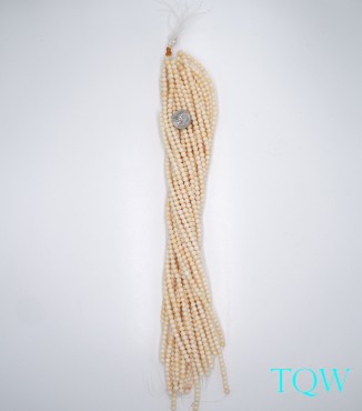 Round Beads - Yellow Shell Beads - 6 mm - 06-03-02