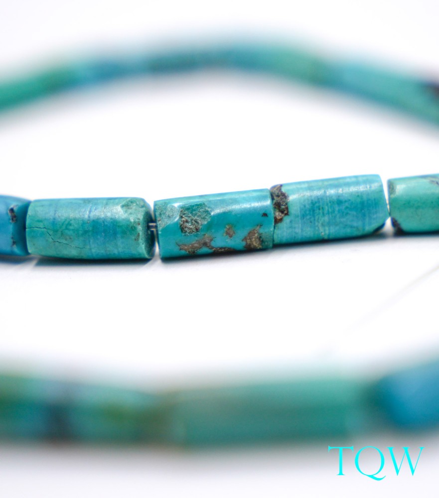 Tube Turquoise - Blue Green - 6-7 mm - 09-01-06