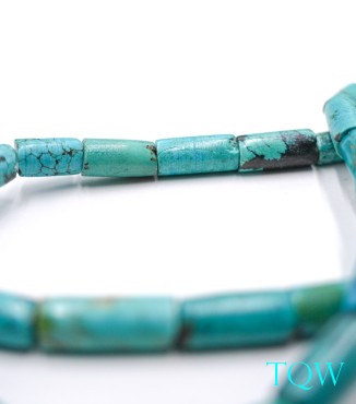 Tube Turquoise - Blue Green - 6-7 mm - 09-01-06