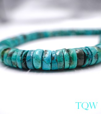 Heishi Turquoise - Blue Green - 13 mm - 09-01-09