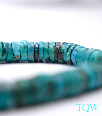 Heishi Turquoise - Blue Green - 13 mm - 09-01-09