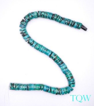 Heishi Turquoise - Blue Green - 13 mm - 09-01-09