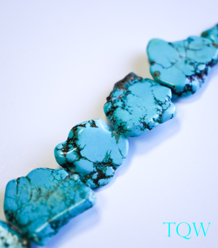 Turquoise Blue Magnesite Slab - 25-28 mm Width - 09-03-02